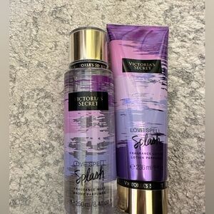2 Victoria’s Secret splash lotion spray set new
